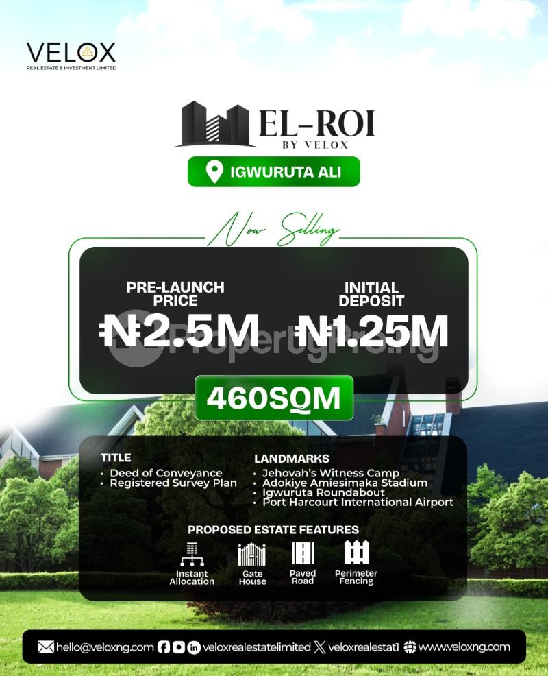 Land for sale Igwurita Igwurta-Ali Port Harcourt Rivers