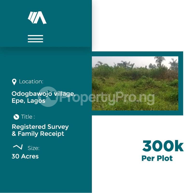 Land for sale Epe Lagos