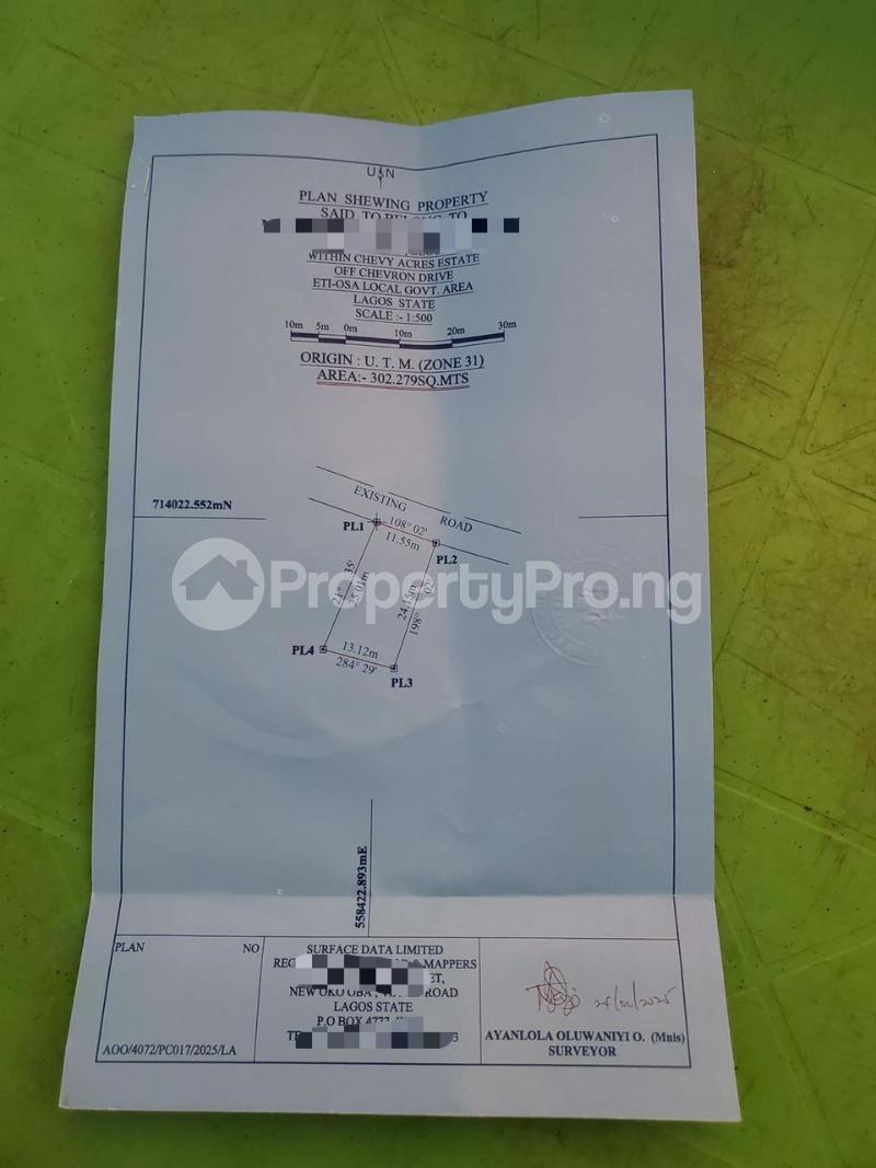 Land for sale chevron Lekki Lagos