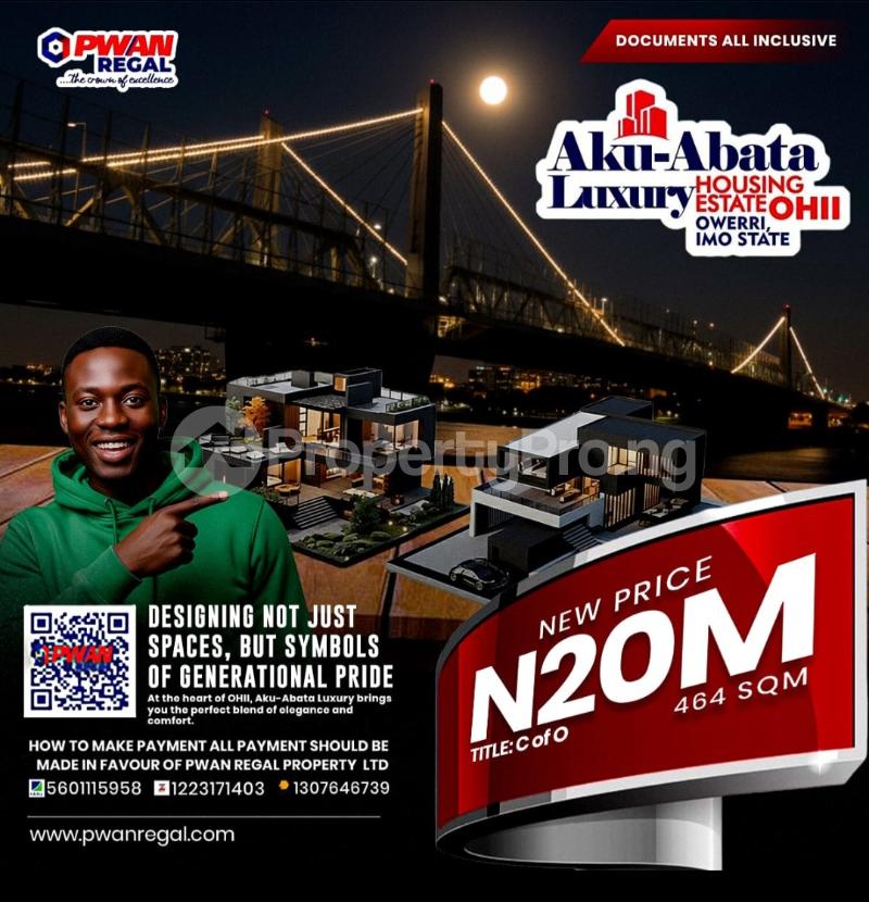 Land for sale Ohii Owerri Imo