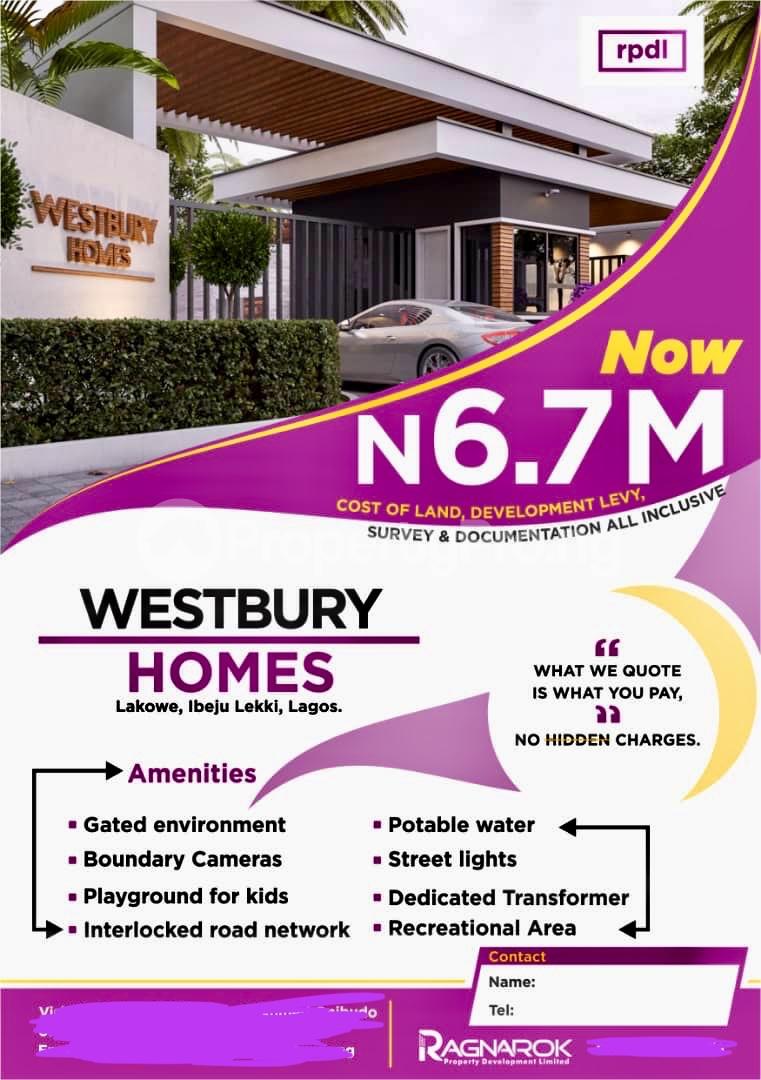 Land for sale Lakowe Ajah Lagos