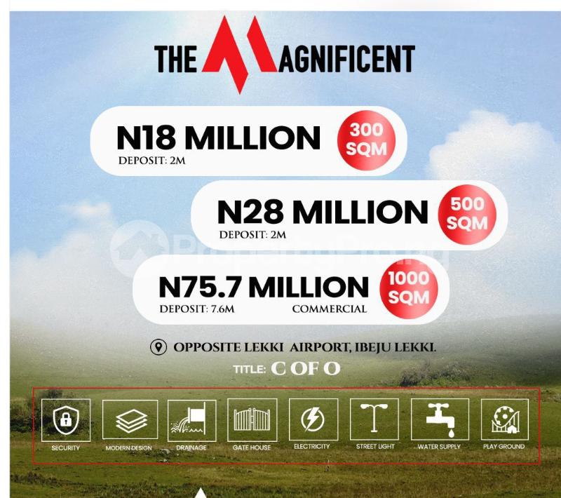 Land for sale Magnificent Garden Estate Eleko Ibeju-Lekki Lagos - 0