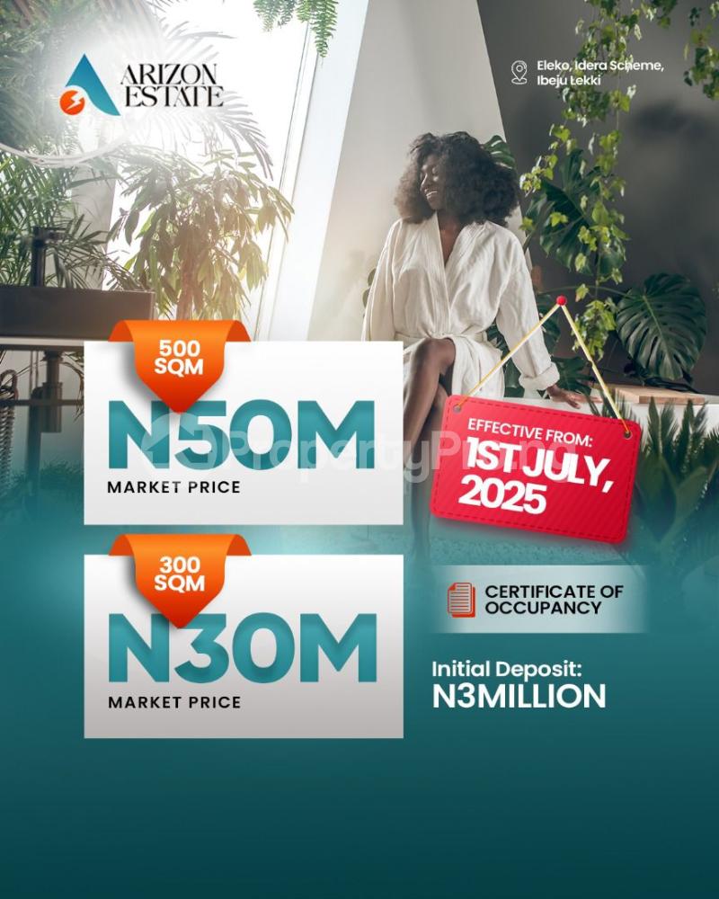 Land for sale Eleko, Idera Scheme, Ibeju Lekki Eleko Ibeju-Lekki Lagos - 0