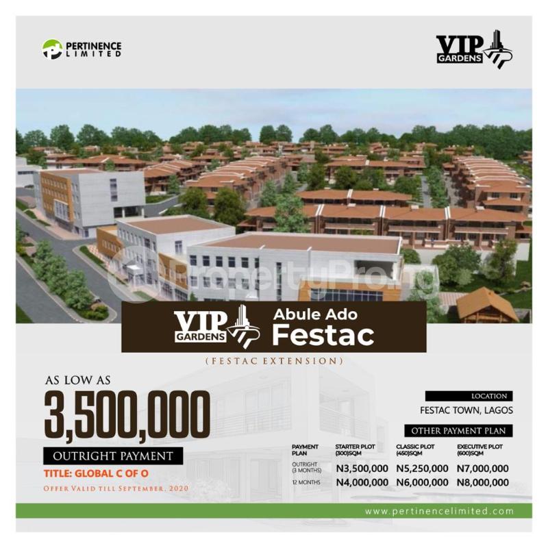 Land for sale Abule Ado, Festac Extension Festac Amuwo Odofin Lagos