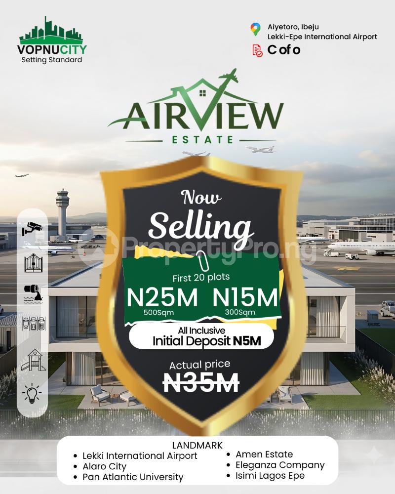 Land for sale Ibeju Lekki,lekki Epe Express Beside Lekki International Airport Ibeju-Lekki Lagos - 0