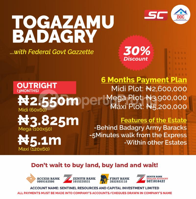 Land for sale Togazmu Badagry Badagry Lagos