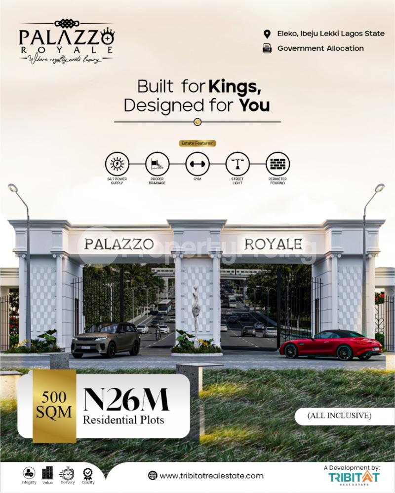 Land for sale Pallazzo Royale Eleko Eleko Ibeju-Lekki Lagos - 0