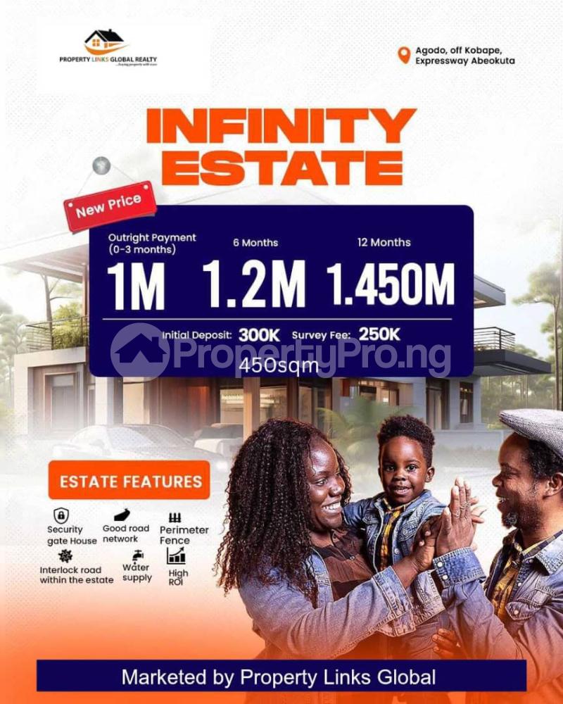 Land for sale Infinity Ville Estate Close To Obasanjo Olusegun Library Adatan Abeokuta Ogun - 0