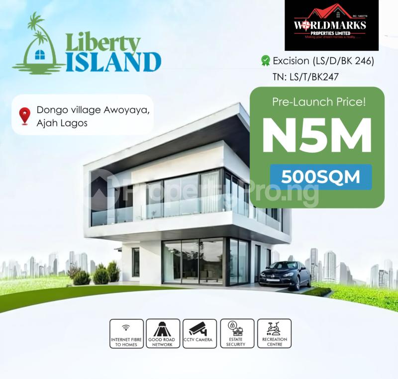 Land for sale Liberty Island Estate Dongo Village Awoyaya Ajah Lagos - 0