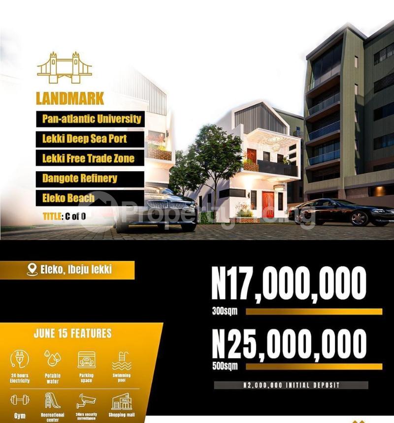 Land for sale June/ Pan Atlantic University/ Lekki Free Trade Zone Eleko Ibeju-Lekki Lagos