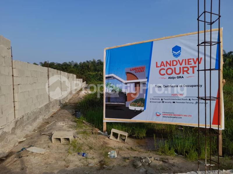 Land for sale Abijo Gra Lekki Ajah Lagos. Abijo Ajah Lagos