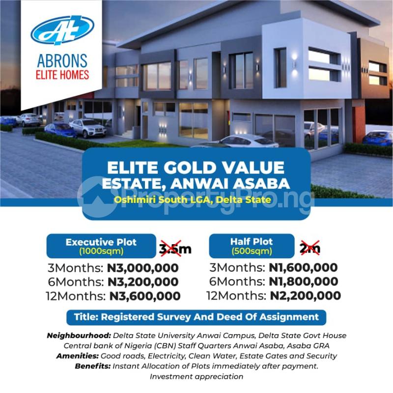 Land for sale Anwai Asaba Asaba Delta