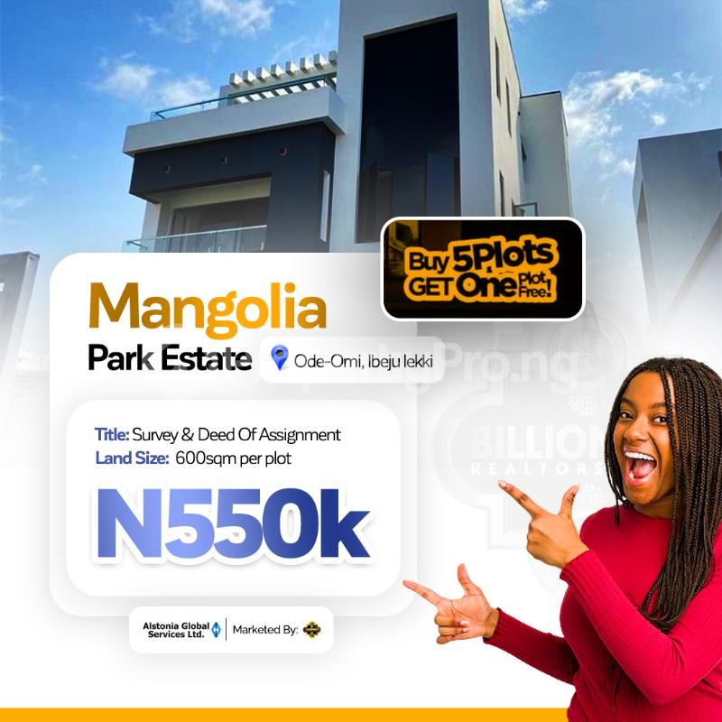 Land for sale Ode Omi Ibeju-Lekki Lagos