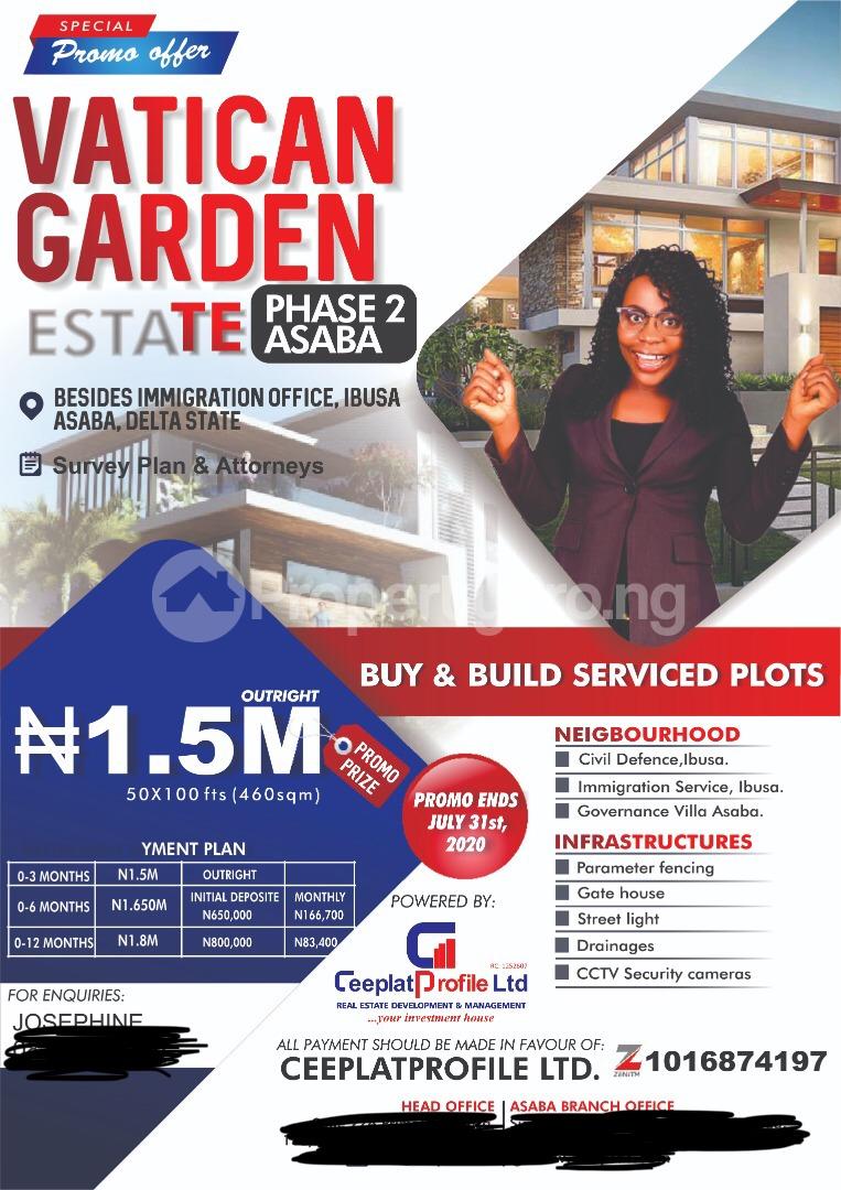 Land for sale Vertical Garden Estate Asaba Delta