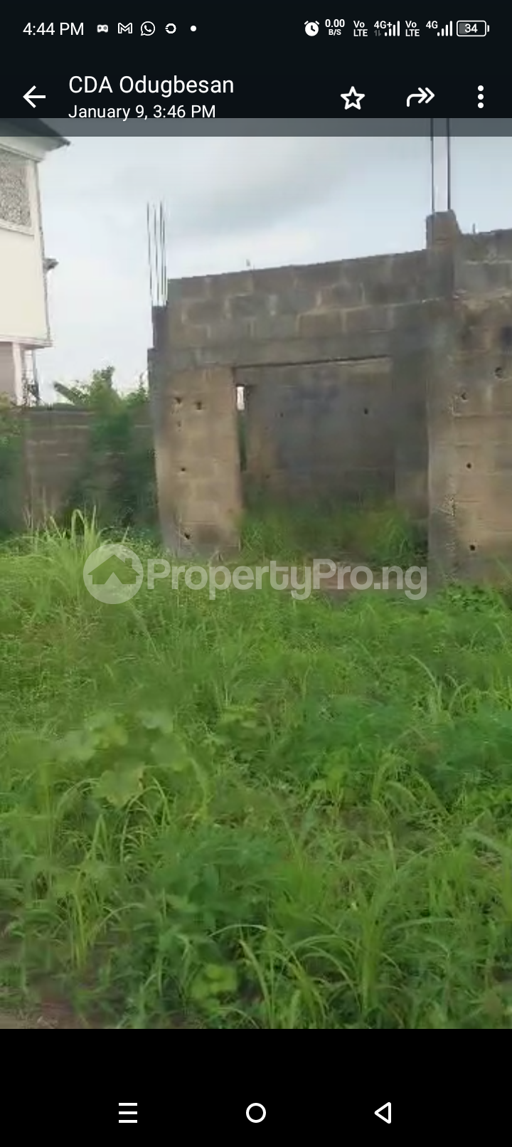 Land for sale Olaojoyetan Street, Ibasha, Magboro. Magboro Obafemi Owode Ogun