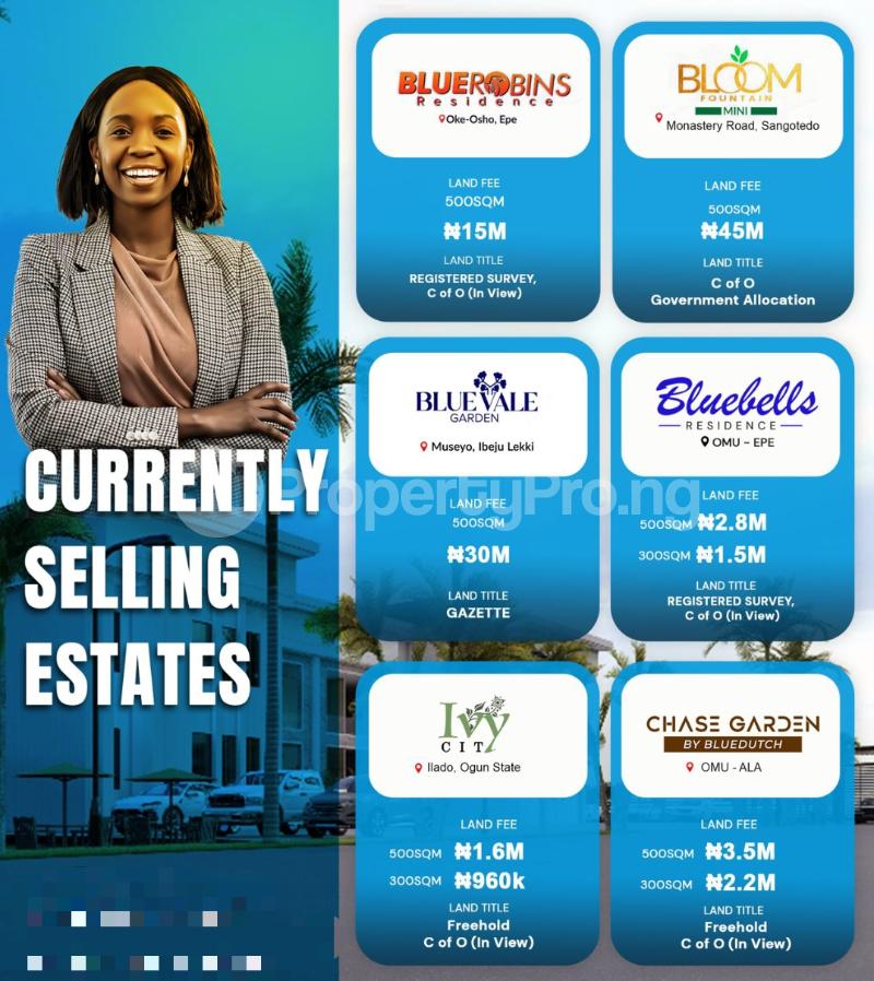 Land for sale Ilado / Ivy City Estate/ Ijebu Ode Road, Ijebu Ode Ijebu Ode Ogun