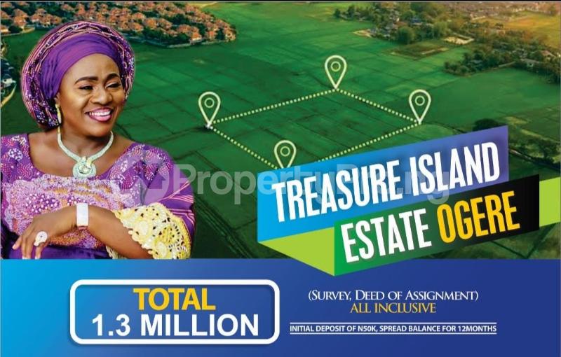 Land for sale Treasure Island Ogere Ikenne Ogun - 0