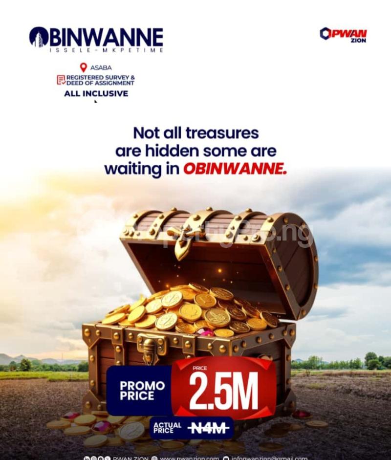 Land for sale Issele Mpetime Asaba Delta