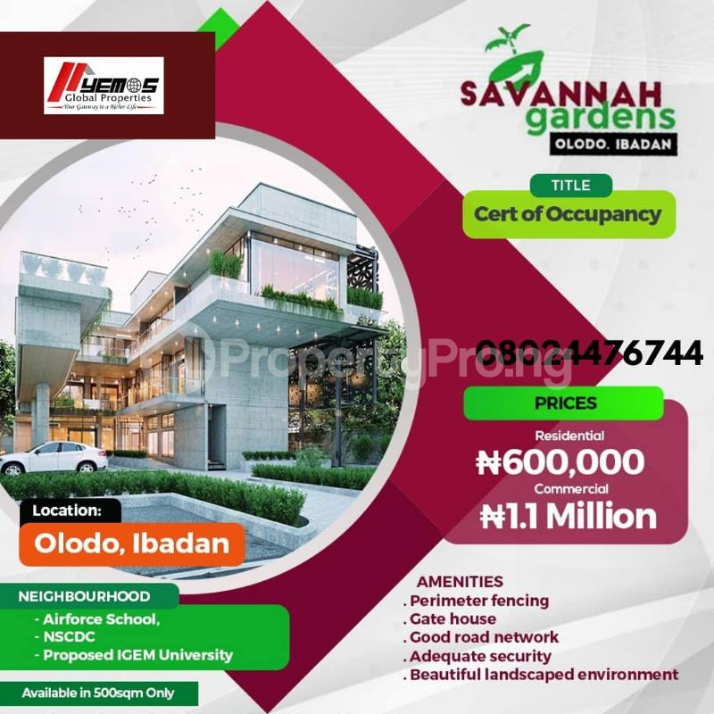 Land for sale Ibadan Oyo