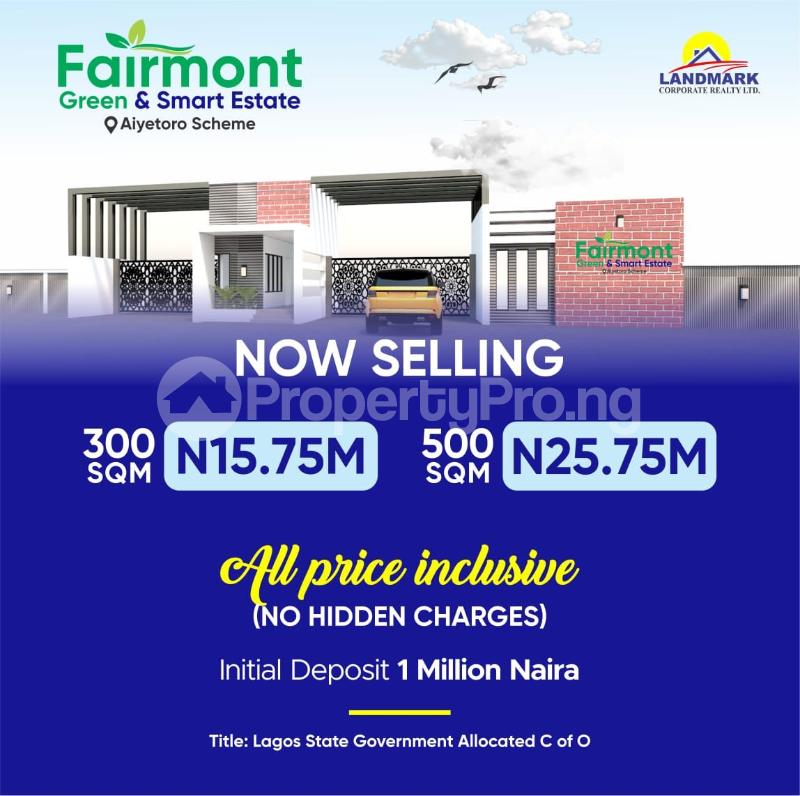Land for sale Aiyetoro, Opposite The Proposed Lagos State International Airport/fairmont Green & Smart Estate Lekki Free Trade Zone Ibeju-Lekki Lagos