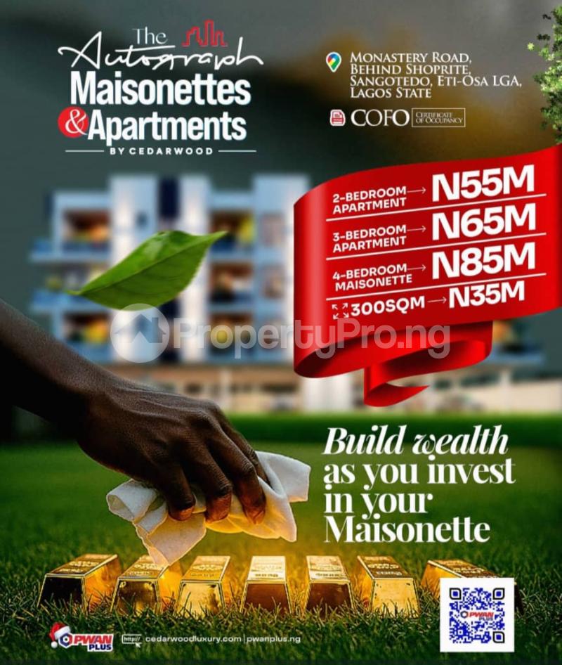 Land for sale Located In Ajayi Apata, Off Monastery Road, Sangotedo, Lagos Sangotedo Ajah Lagos