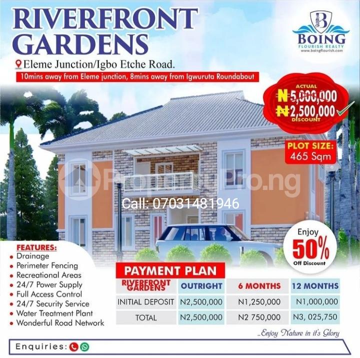 Land in Eleme Port Harcourt Rivers Land for sale in portharcourt