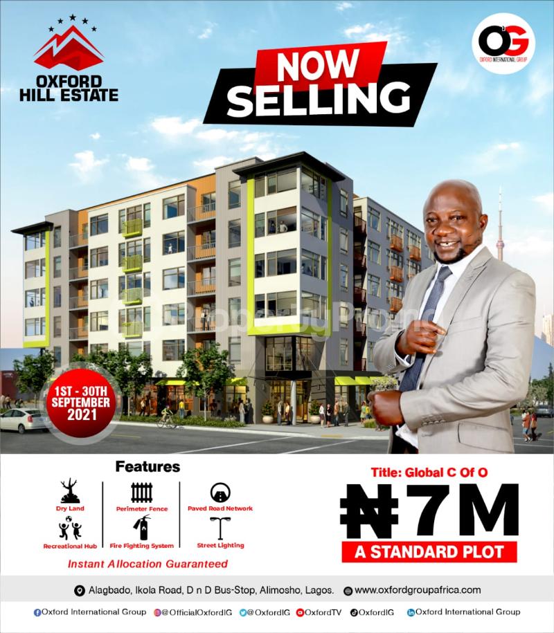 Land for sale Ikola Alagbado Few Minutes Drive From Gate Ipaja road Ipaja Lagos