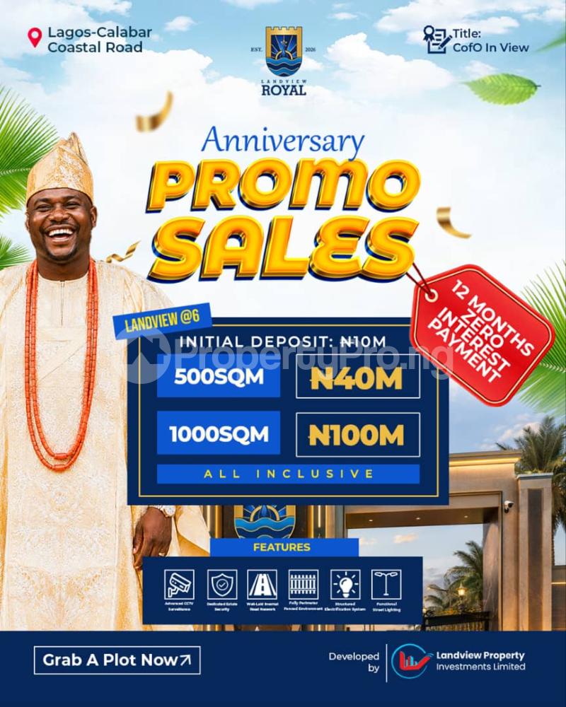 Land for sale Coaster Road Iberekodo Ibeju-Lekki Lagos
