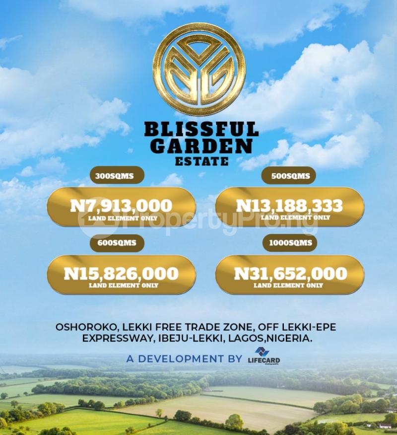Land for sale Free Trade Zone Ibeju-Lekki Lagos