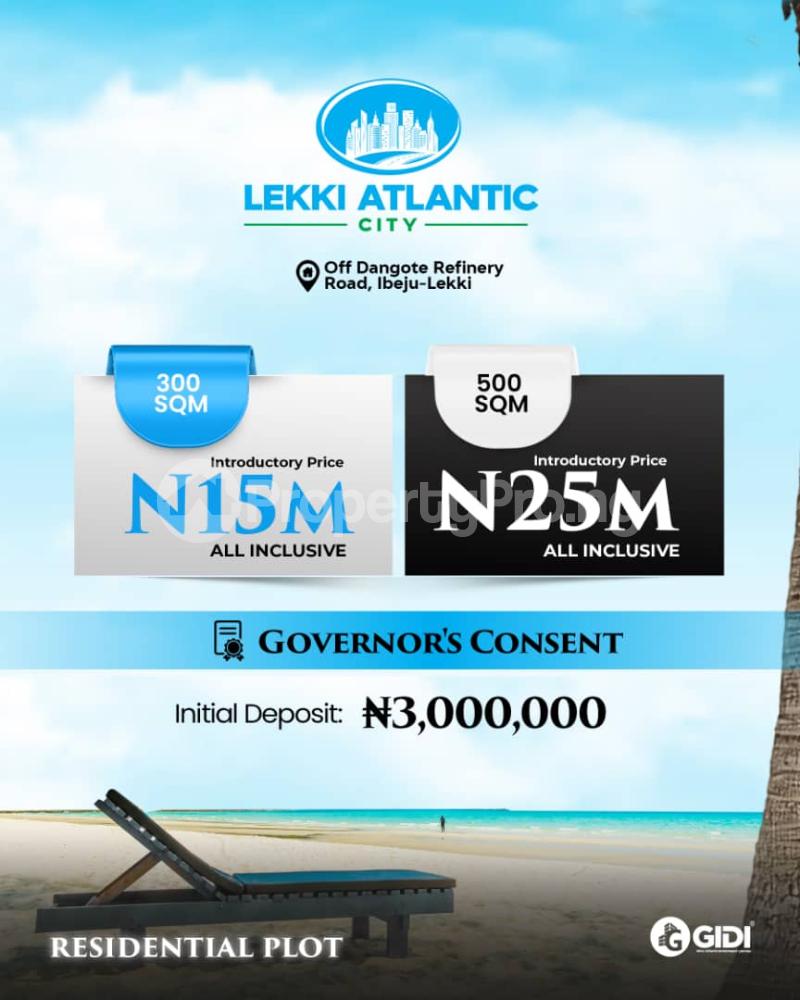 Land for sale Off Dangote Refinery Road Ibeju Lekki Free Trade Zone Ibeju-Lekki Lagos