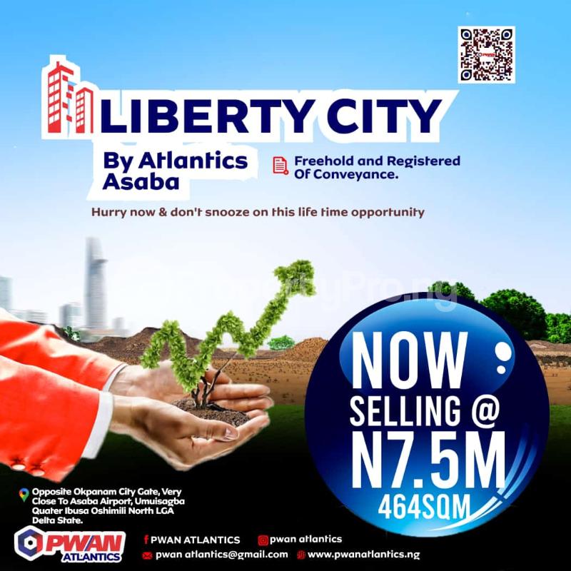 Land for sale Off Airport Road, Opp Okpanam City Gate, Asaba Oshimili North Delta