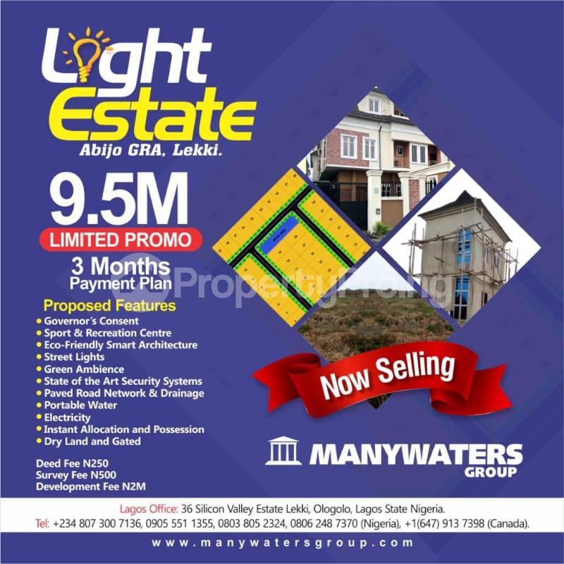 Land for sale Abijo Ajah Lagos