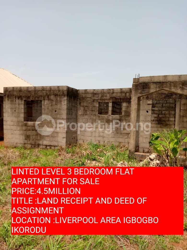 3 bedroom Flat / Apartment for sale Liverpool Area Igbogbo Ikorodu Lagos