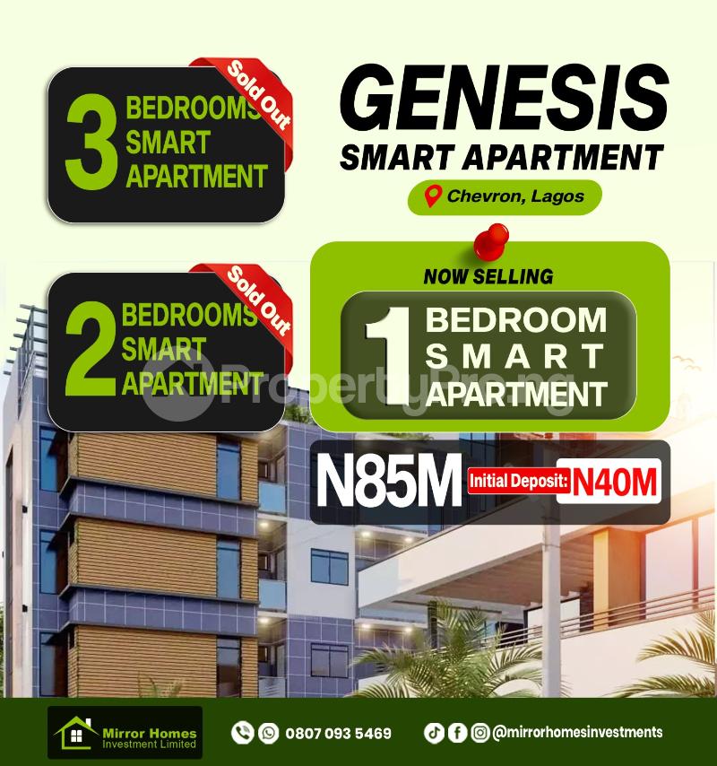 1 bedroom Flat / Apartment for sale Chevron Drive Lekki Lagos