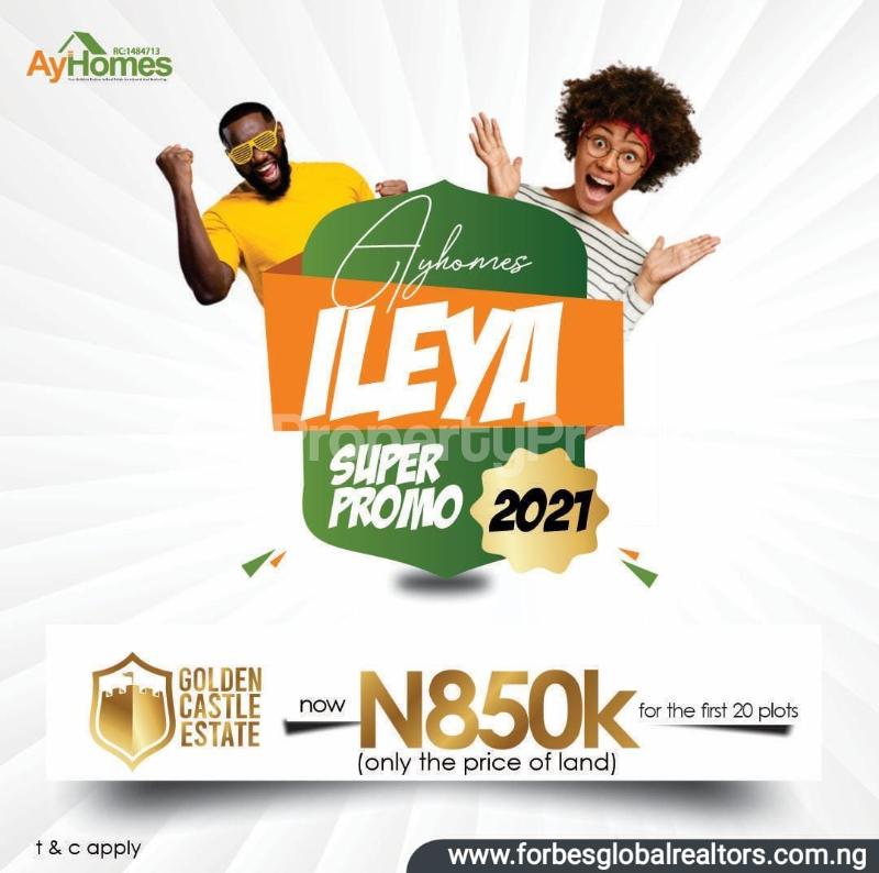 Land for sale Eredo Epe. Epe Lagos