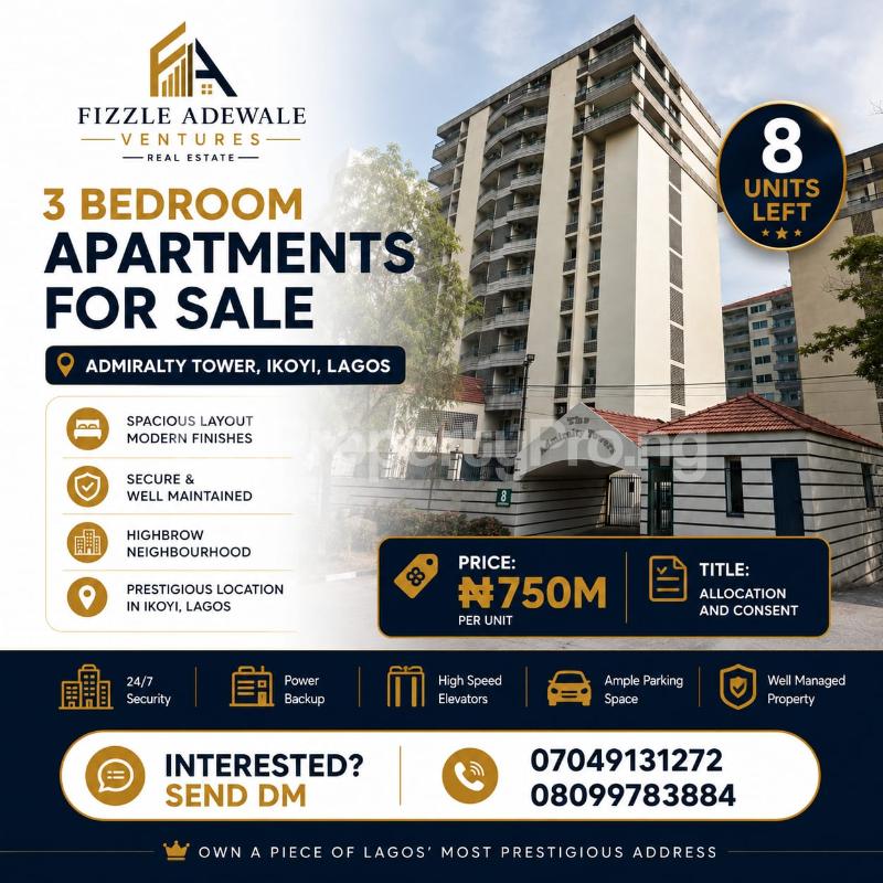 Flat / Apartment for sale Gerard road Ikoyi Lagos