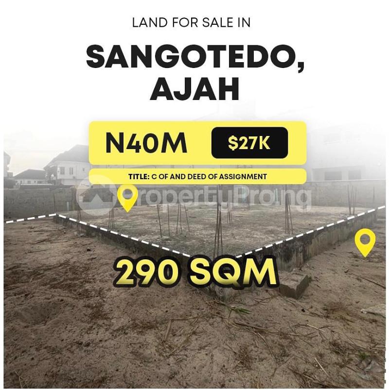 Land for sale Sangotedo Ajah Lagos