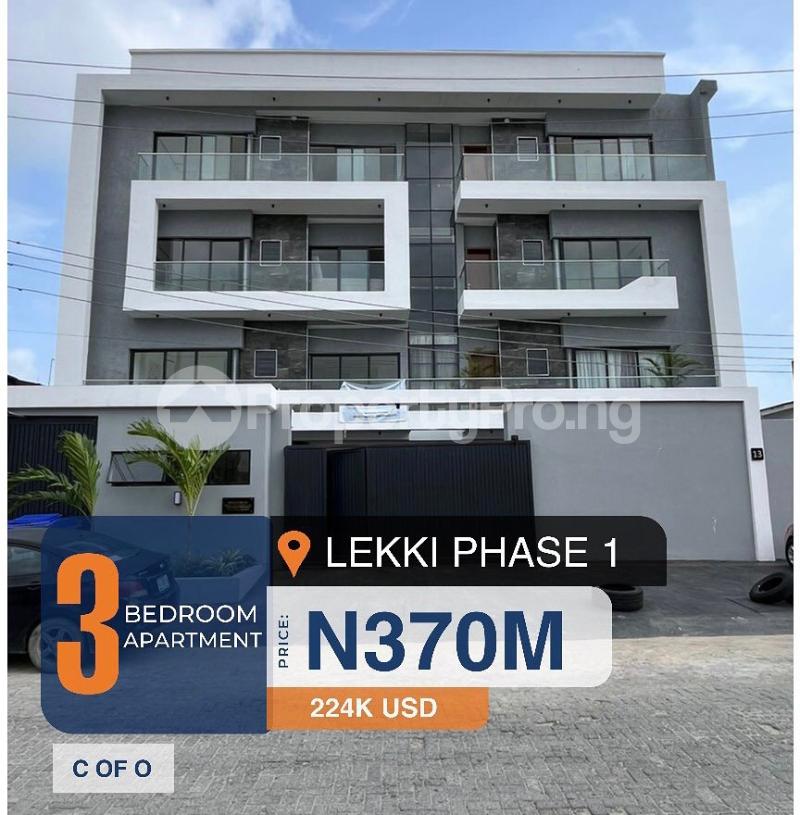 3 bedroom House for sale Lekki Phase 1 Lekki Lagos