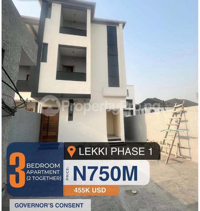 3 bedroom House for sale Lekki Phase 1 Lekki Lagos