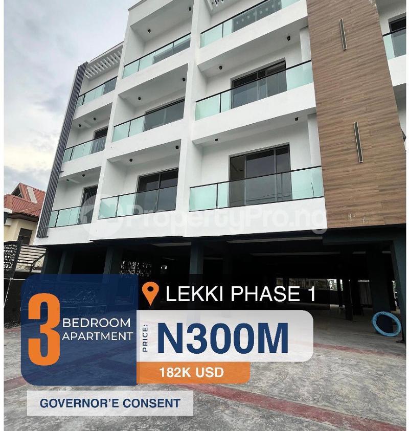 3 bedroom House for sale Lekki Phase 1 Lekki Lagos