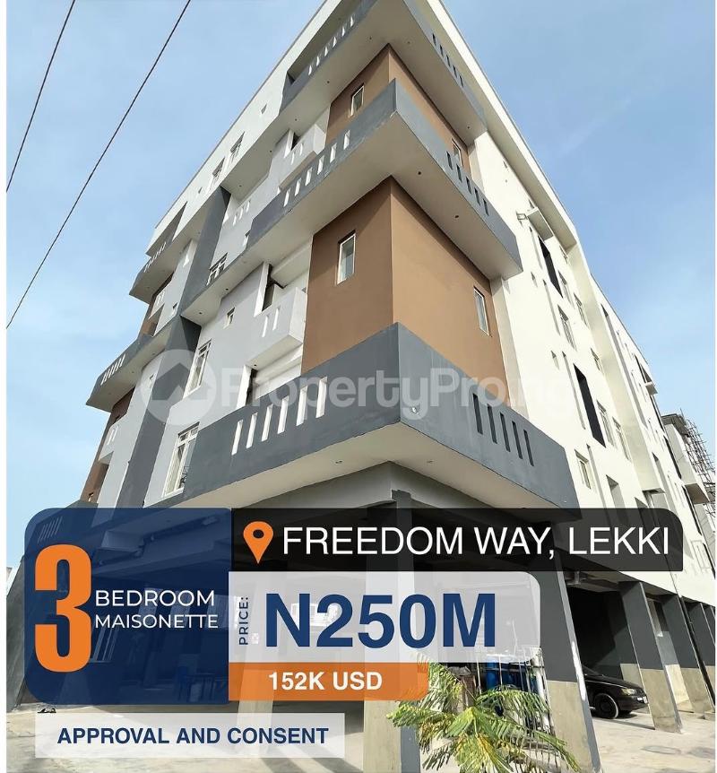 3 bedroom House for sale Freedom Way Lekki Lagos