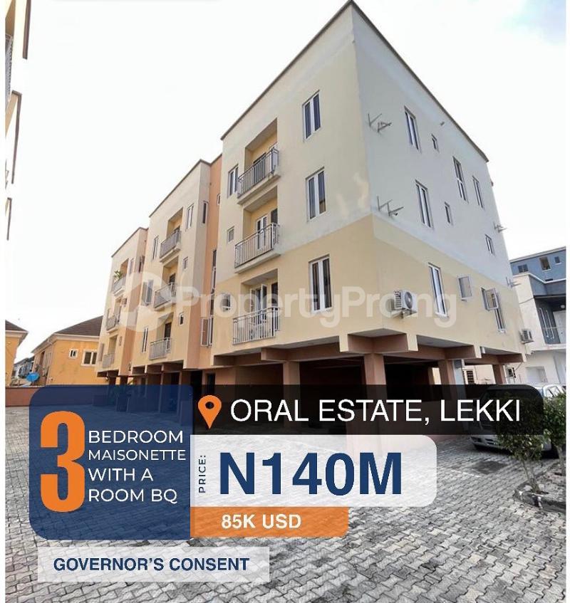 3 bedroom House for sale Oral Estate Lekki Lagos