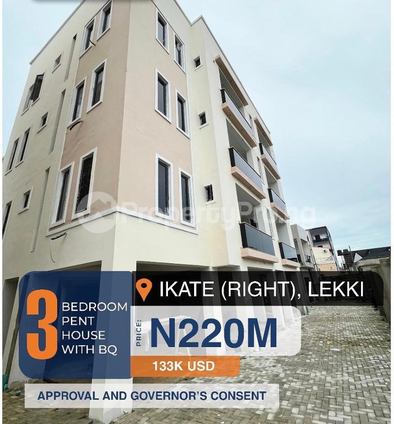3 bedroom House for sale Ikate Lekki Lagos