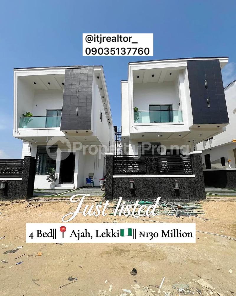 4 bedroom House for sale Ajah Lagos