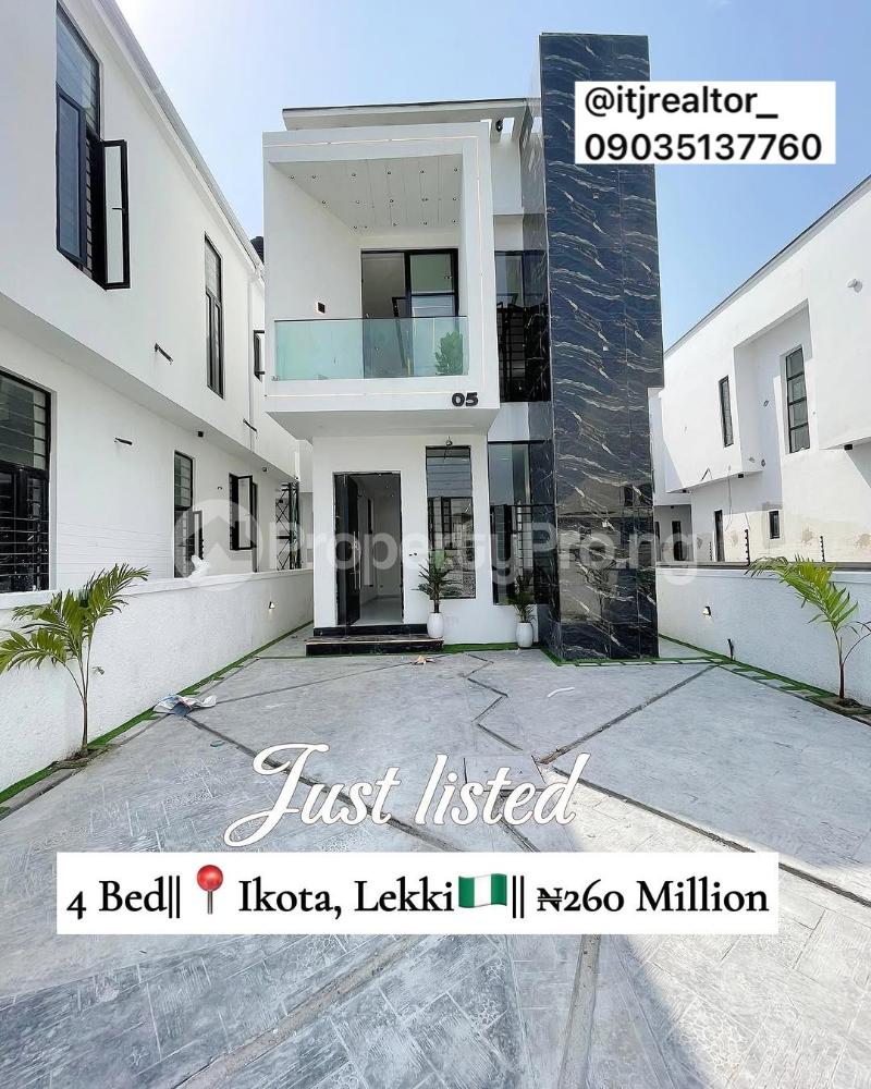 4 bedroom House for sale Ikota Lekki Lagos