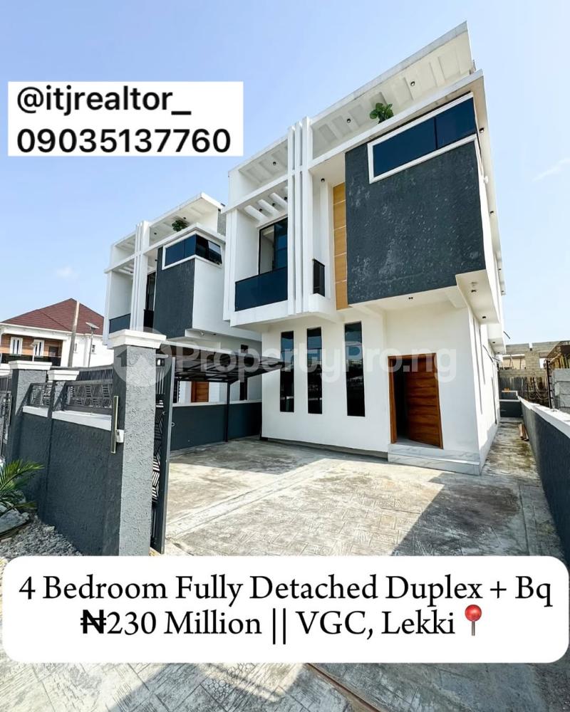 4 bedroom House for sale VGC Lekki Lagos - 0