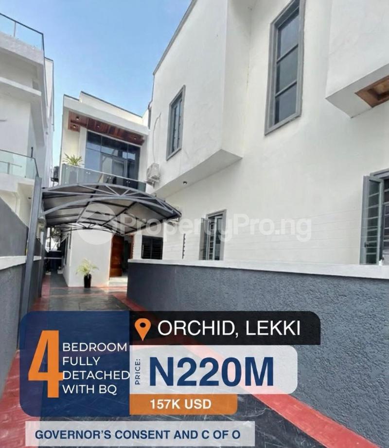 4 bedroom House for sale Orchid Lekki Lagos