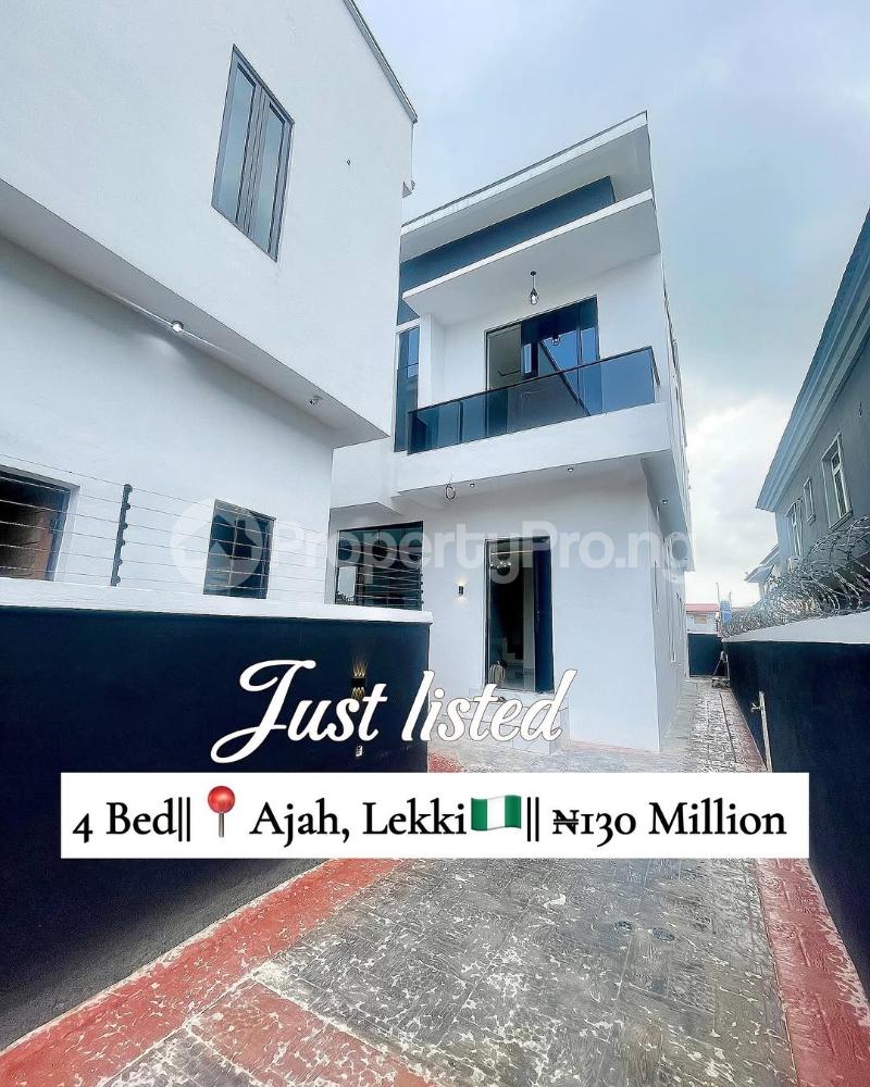 4 bedroom House for sale Ajah Lagos