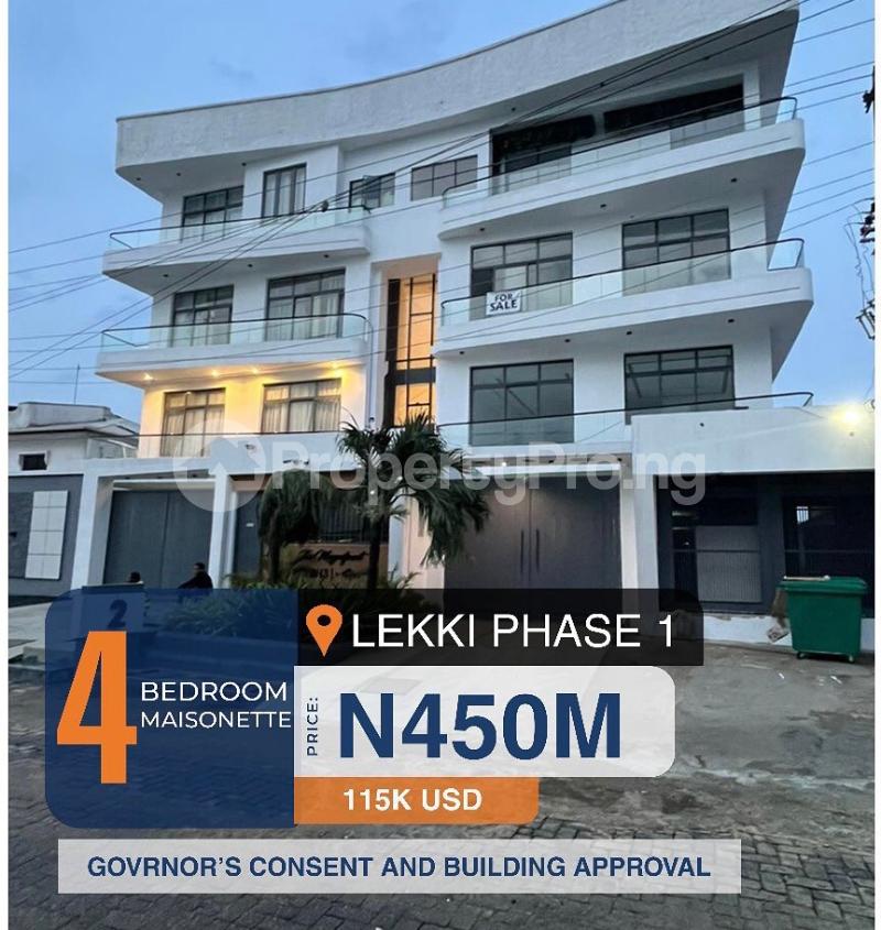 4 bedroom House for sale Lekki Phase 1 Lekki Lagos