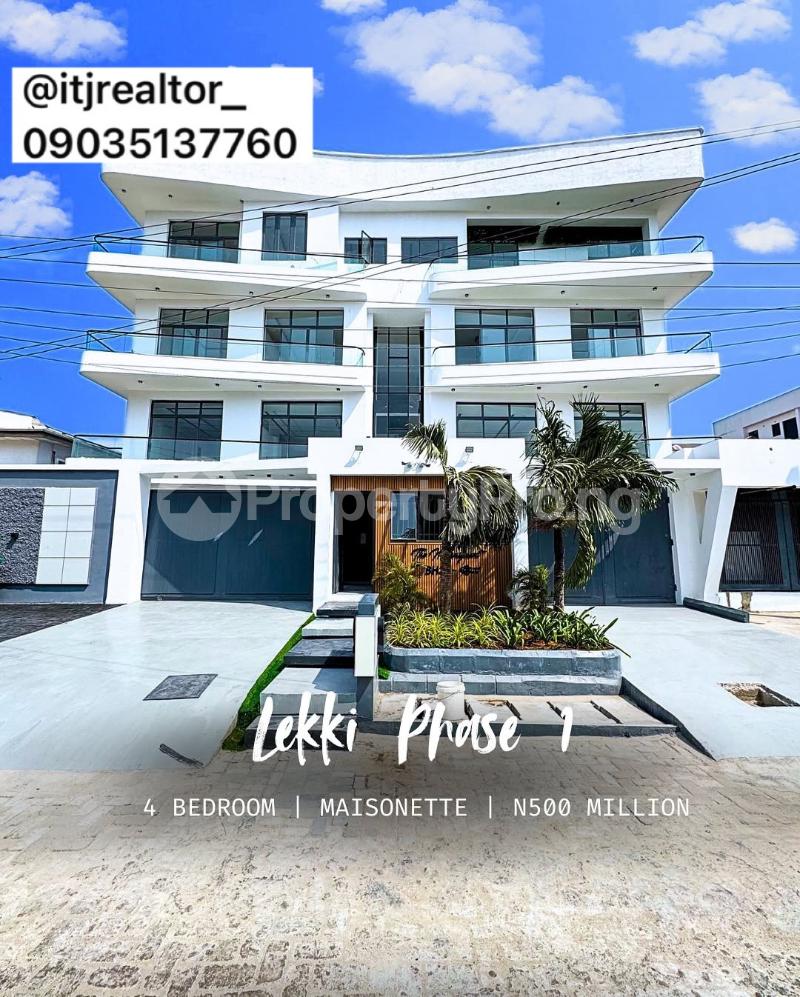 4 bedroom House for sale Lekki Phase 1 Lekki Lagos